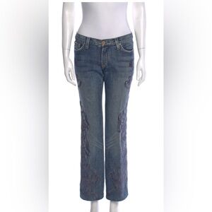 Carlos Miele Wide Leg Jeans
Light Wash with Low-Rise